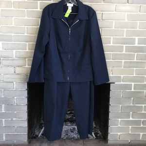 Studio Works 2 piece navy pant set